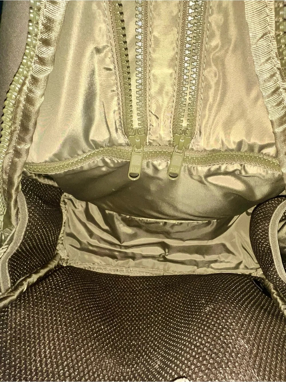 Dagne Dover Dakota Neoprene Backpack Olive Green Medium Travel Laptop Bag
